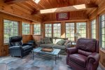 Airy and open sunroom - perfect for reading a book, afternoon snacks, or a private workspace